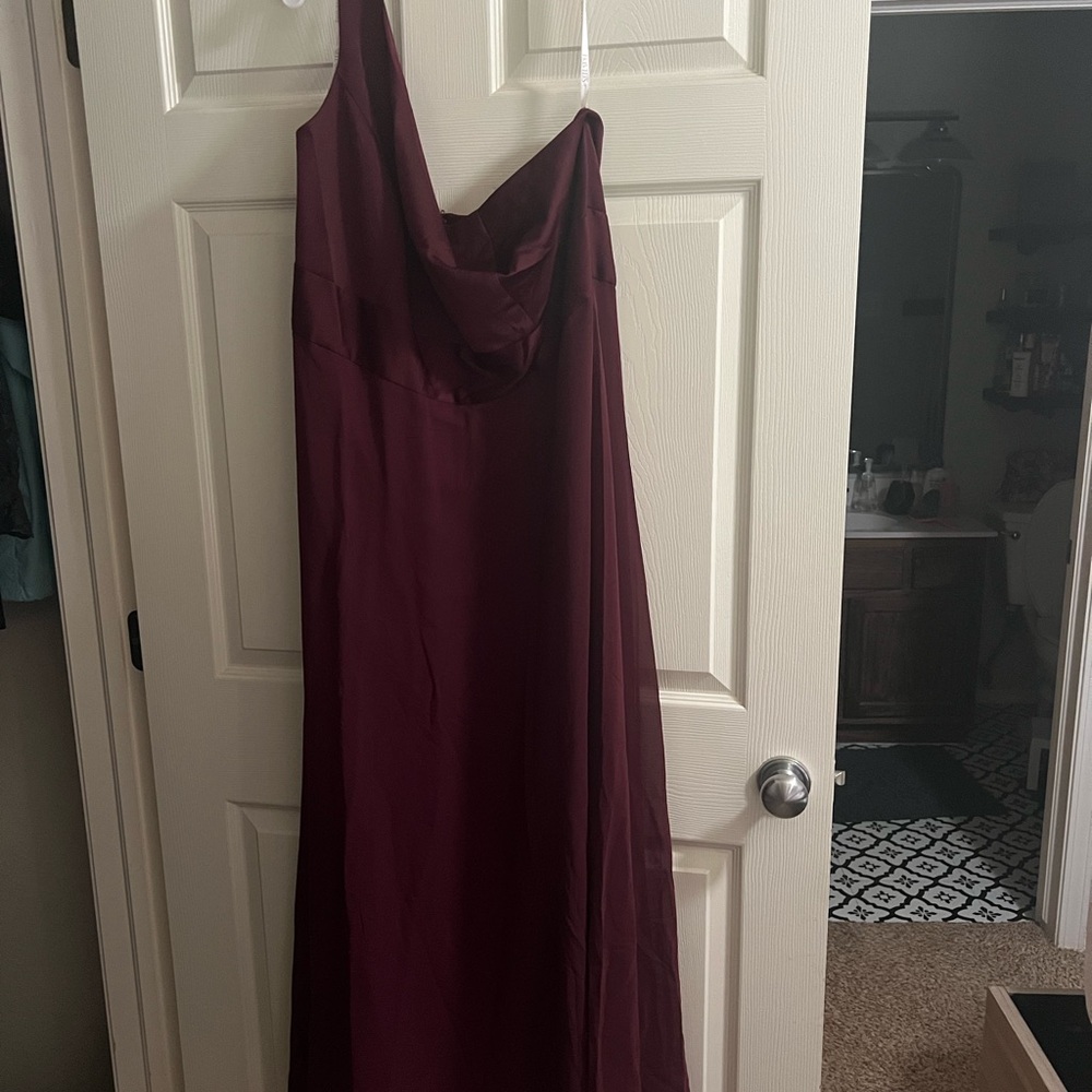 Bridesmaids Dress WINE Davids Bridal